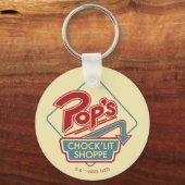 Pop Chock'Lit Shoppe Red Logo Sleutelhanger (Voorkant)