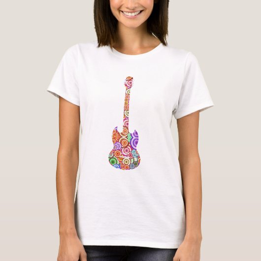 Pop Circles Guitar Logo T-shirt (Voorkant)