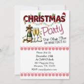 Pop Clink Fiz Fête de Noël Invitation (Devant)