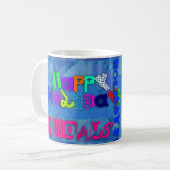 Pop Colorful Happy Holidays Mug (Devant gauche)