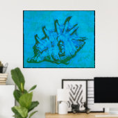 Pop Conch Poster (Thuiskantoor)