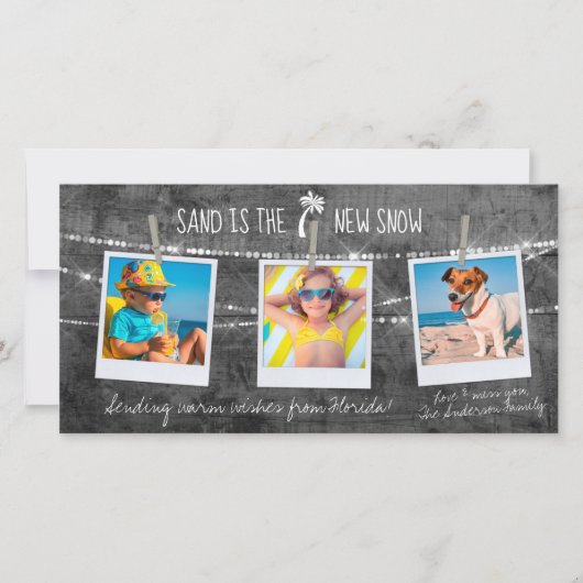 Pop couleur monochrome Florida Holiday 3 Cartes ph (Devant)