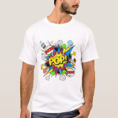 Pop Crash Ice Creams T-Shirt – Fun Summer Dessert  (Voorkant)