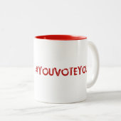 Pop Culture Cluhouse You Vote Mug - Red (Devant droit)