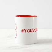 Pop Culture Cluhouse You Vote Mug - Red (Centre)