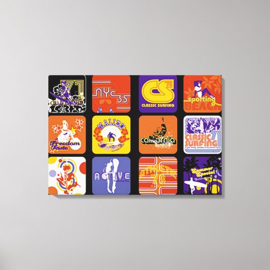 Pop Cultuur Sport Movement Canvas Afdruk (Voorkant)