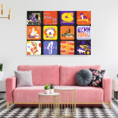 Pop Cultuur Sport Movement Canvas Afdruk (Insitu (Woonkamer))