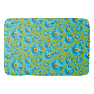 Pop Daisy Aqua Blue Badmat