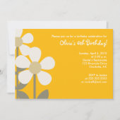 POP Daisy Daisy Invitation Anniversaire (Devant)