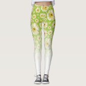 Pop Daisy White Leggings (Voorkant)