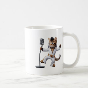 Pop Dancing Cat is het icoon van rockmuziek en Pop Koffiemok