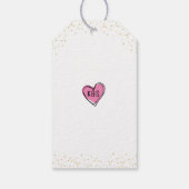 Pop de bubbel, Hubby Vrijgezellenfeest Dank U Cadeaulabel (Achterkant)