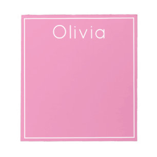 Pop de couleur brillant Bloc-notes personnalisé, r
