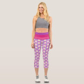Pop de lapin de Pâques Mode Capris Leggings (Recto)