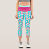 Pop de lapin de Pâques Mode Capris Leggings (Recto)