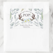 Pop Deer Antler Mini Champagne Étiquette (Sac)