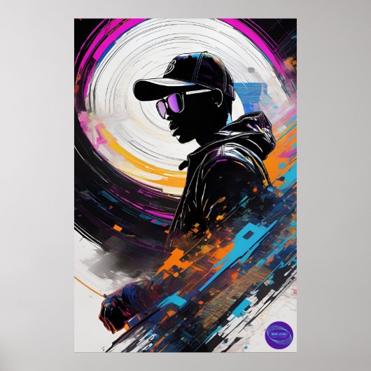 POP DJ ART POSTER (Voorkant)