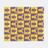 Pop d'orignal Pop Art couvertures en toison (Devant (Horizontal))
