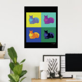 Pop Eekhoorn Poster (Thuiskantoor)