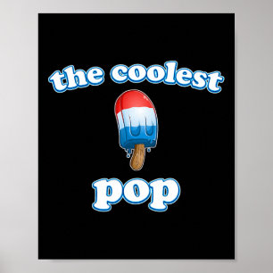 Pop Ever Vaders Dag Popsicle Top voor Papa Rocket Poster