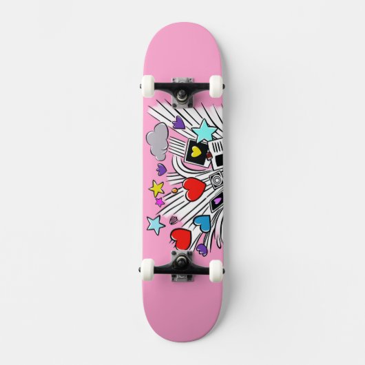 Pop Explosie Skateboarddek Skateboard (Voorkant)