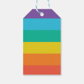 Pop fidget klaslokaal valentijn regenboog cadeaulabel (Achterkant)