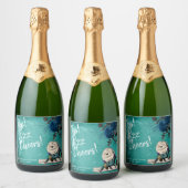 Pop Fizz Cheers Alice in Wonderland Wedding Sparkling Wijnetiket (Flessen)