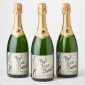 Pop Fizz Cheers Alice in Wonderland Wedding Sparkling Wijnetiket (Flessen)