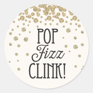 Pop Fizz Clink Sticker - Nouvel An