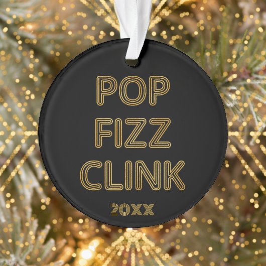 Pop Fizz Clink Typographie moderne Photo
