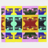 Pop Fleece Deken (Voorkant (Horizontaal))