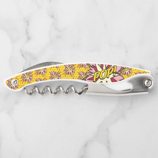 POP Fun Retro Comic Book Pop Art Kurkentrekker (Achterkant)