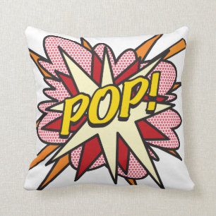 POP Fun Retro Comic Book Pop Art Kussen