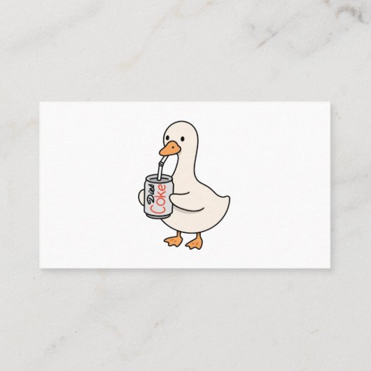 Pop Gans Visitekaartje (Achterkant)