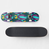 Pop Geometrie Skatebord Dek Skateboard (Horizontaal)