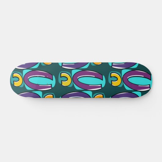 Pop Geometry Skateboard Deck (Horz)