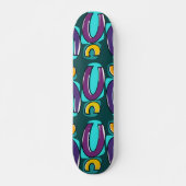 Pop Geometry Skateboard Deck (Devant)