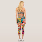 Pop Girl Art Comic 2 - Cool Capris leggings (Verso)