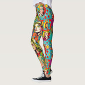 Pop Girl Art Leggings 1 - Fun (Gauche)
