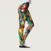 Pop Girl Art Leggings 3 - Cool (Droite)