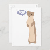 Pop Goes the Weasel Briefkaart (Voorkant / Achterkant)