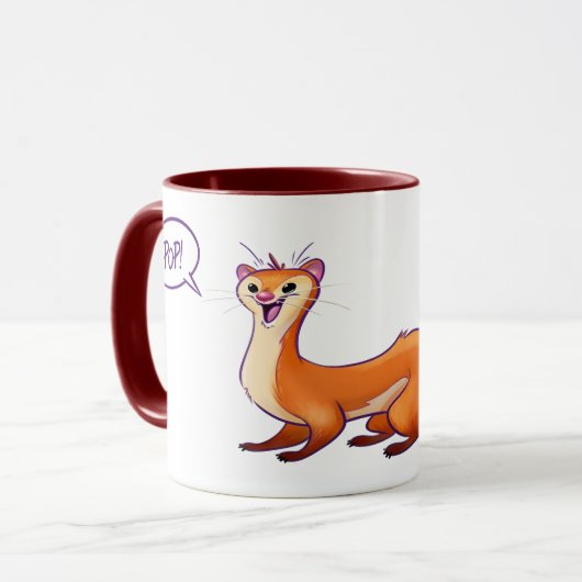 POP GOES THE WEASEL van Jeff Willis Art Mok (Voorkant links)
