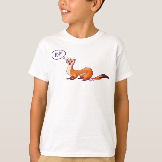 POP GOES THE WEASEL van Jeff Willis Art T-shirt (Voorkant)