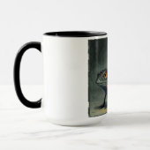 Pop Goth Girl Big Eyes Mug (Gauche)