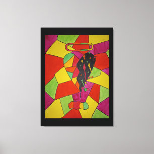 Pop — Heart Canvas afdrukken