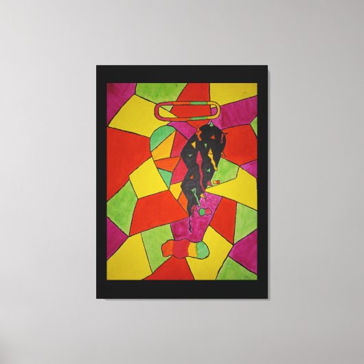 Pop — Heart Canvas afdrukken (Voorkant)