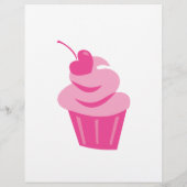 Pop Heart Cupcake Flyer (Achterkant)