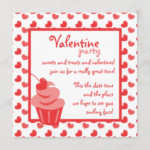 Pop Heart Cupcake Kaart
