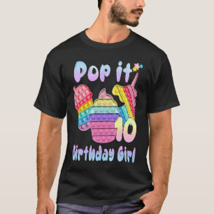 Pop het 10-jarig meisje t-shirt