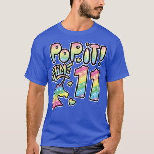 Pop Het 11e verjaardag meisje jongens 11 jaar oud T-shirt
